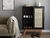 Aparador Buffet Balcão Alto Porta em Rattan - Preto na internet