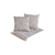 Kit 5 Pçs Peseira Com Almofadas Grécia Jacquard King - comprar online