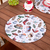 Capa de Sousplat Natal Estampa Digital 35cm de Diâmetro em Tecido Oxford 100% Poliéster - loja online