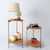 Conjunto de Mesa Lunis Nature com Pés de Ferro Bronze - comprar online