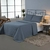 Kit Colcha Cobre Leito Casal King Com 3 Peças Matelado Copacabana 300 Fios - Monê Moveis & Design Ltda.