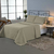 Kit Colcha Cobre Leito Casal Queen Com 3 Peças Matelado Copacabana 300 Fios