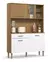 Kit Armário De Cozinha Completa Compacto Com Balcão Multiuso