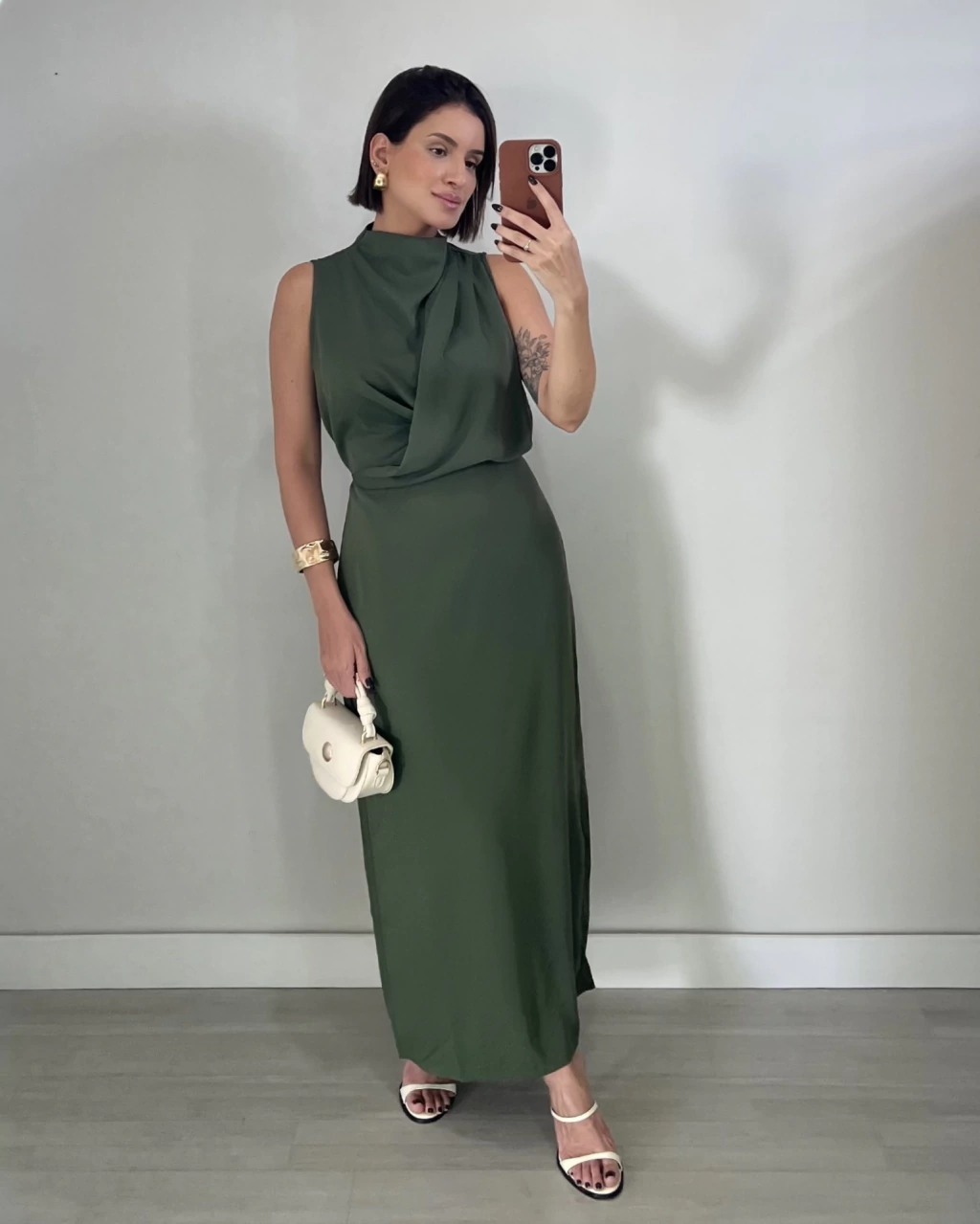 Vestido drapeados