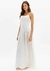 Vestido Midi Com Linho