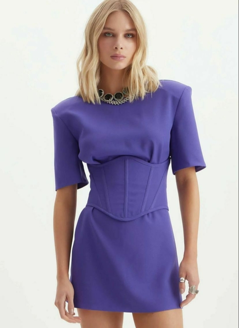 VESTIDO CURTO CORSET