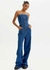 Macacão Jeans Wide Leg Corset - comprar online