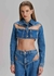 Jaqueta Jeans Cropped Shine