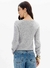 Blusa Tricot Com Aplicação e Decote V - Loja Lolita Oficial