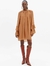 Vestido Curto Manga Longa Babados - loja online
