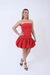 Vestido Curto Balonê Sem Alças na internet