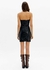 Vestido Curto PU Com Cut Out - loja online