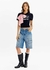 Bermuda Jeans Cargo High