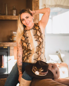 Chaleco - Cuero con pelo y gamuza - tienda online