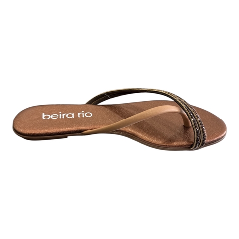 CHINELO BEIRA NUDE DOURADO