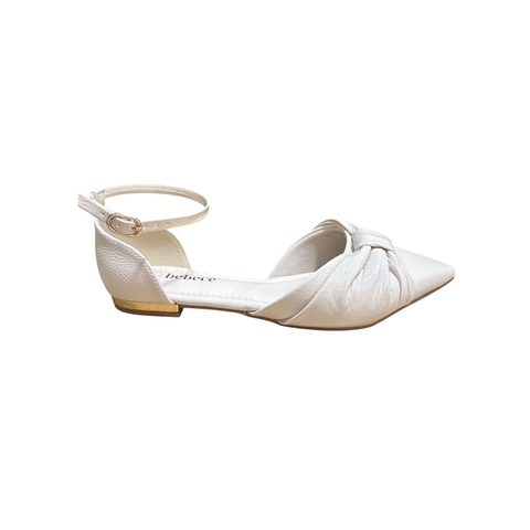 SCARPIN BICO FINO COM LAÇO BEBECÊ