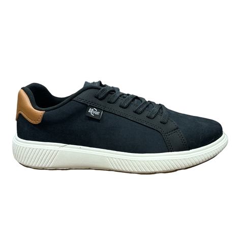 TÊNIS BR SPORT PRETO/CAMEL - 0086