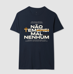 Camiseta Não Temerei Mal Nenhum - Vista a Palavra