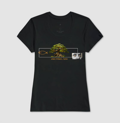 Camiseta Tríade Sagrada da Vida - Fé, Família e Riqueza - Cósmic Vibe - VIVO PRÓSPERO