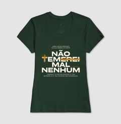 Camiseta Não Temerei Mal Nenhum - Vista a Palavra - loja online