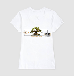Camiseta Tríade Sagrada da Vida - Fé, Família e Riqueza - Cósmic Vibe - loja online