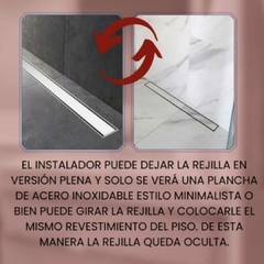 IDEAL DESAGUE LINEAL 70 CM ACERO INOXIDABLE - Abelson  Nordelta