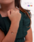 PULSEIRA PINGENTE MINNIE RESINADA BANHADA EM OURO 18K