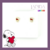 BRINCO SNOOPY DOURADO RESINADO BANHADO EM OURO 18K