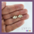 BRINCO NUVEM DOURADO RESINADO BANHADO EM OURO 18K - comprar online