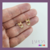 BRINCO COELHINHA DOURADO RESINADO BANHADO EM OURO 18K - comprar online