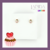 BRINCO CUPCAKE DOURADO RESINADO BANHADO EM OURO 18K