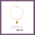 PULSEIRA VESTIDO BRANCA DE NEVE RESINADA BANHADA EM OURO 18K