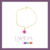 PULSEIRA ESTRELA BARBIE RESINADA BANHADA EM OURO 18K