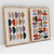 Quadro Abstrato Semi-Círculos Orgânicos Kit com 2 Quadros - loja online