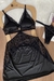 Camisola sexy de luxo 3 pcs