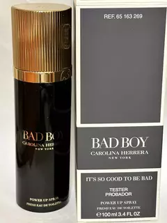 CAROLINA HERRERA -BAD BOY POWER UP SPRAY-100 ML-TESTER