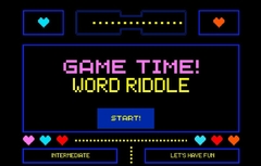 Word Riddle! Intermediate