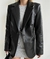 Blazer Couro Oversized