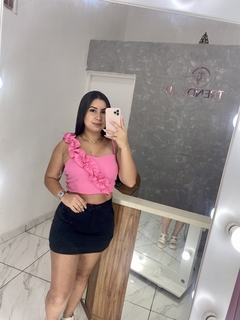 Shorts saia alfaiataria na internet