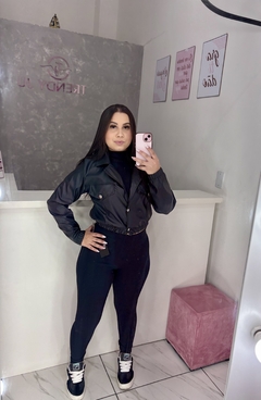 Jaqueta couro fake - comprar online