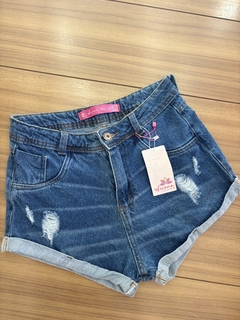 Shorts jeans (não possui lycra)