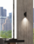 Aplique de pared unidireccional Cavia Largo apto exterior