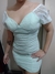 Vestido drapeado luxo ocasião especial na internet