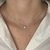 Colar solitário Moissanite 5.25
