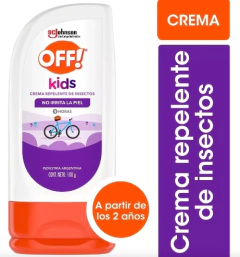 Repelente de mosquitos OFF Kids 100g.
