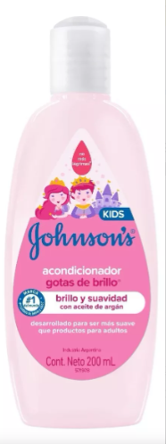 Acondicionador JOHNSONS Kids Gotas de Brillos 200ml.