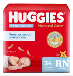 HUGGIES Natural Care RN 34u.