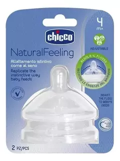 Tetina CHICCO Natural Feeling 4m+ x2