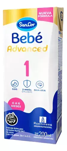 Leche SANCOR Bebe 1 Advanced 200ml - comprar online
