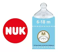 Tetina NUK For Nature talle M X2 - comprar online